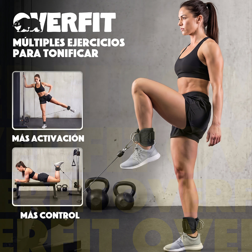 Tobilleras Para Polea Overfit - Vista 8