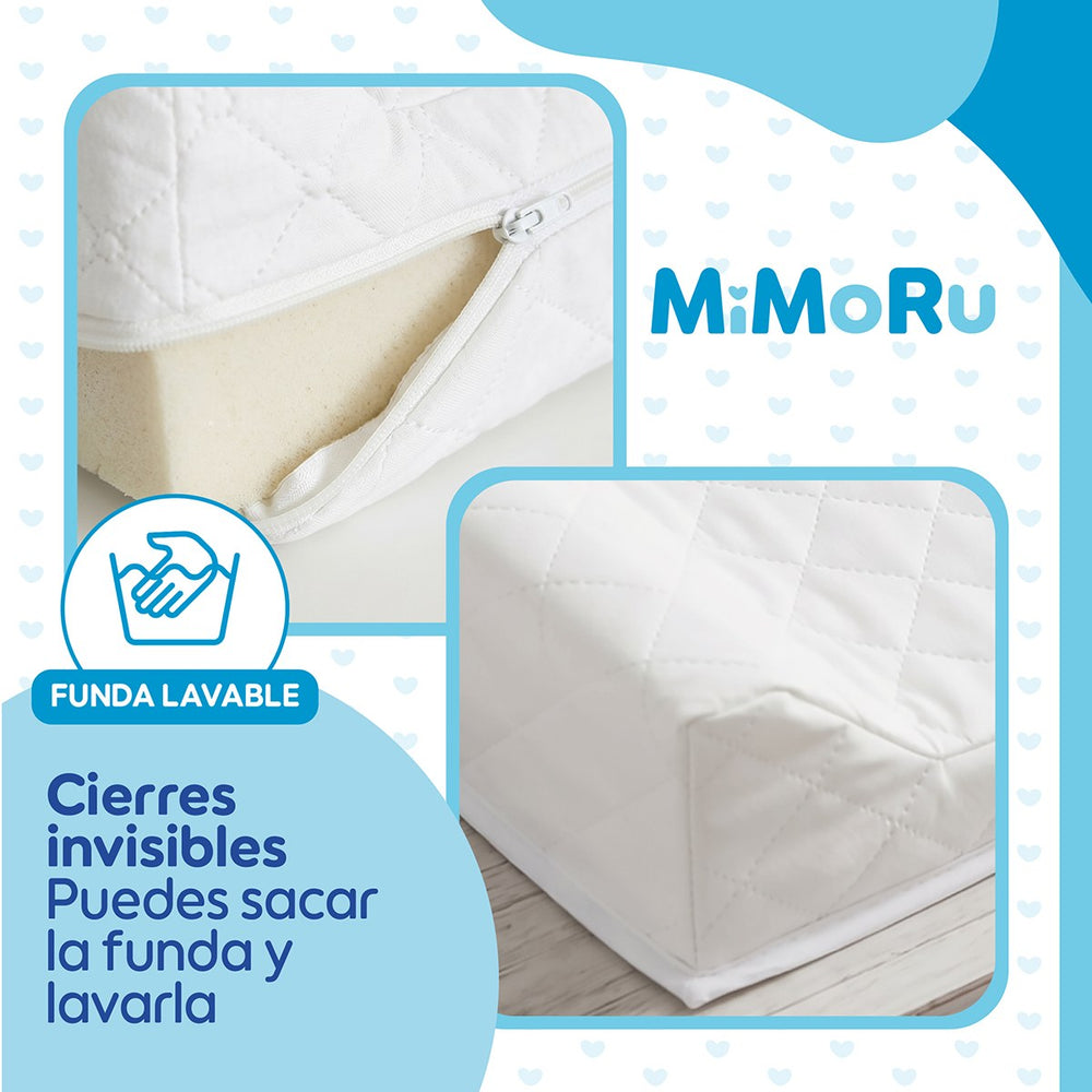 Mudador MiMoRu funda lavable cierres invisibles