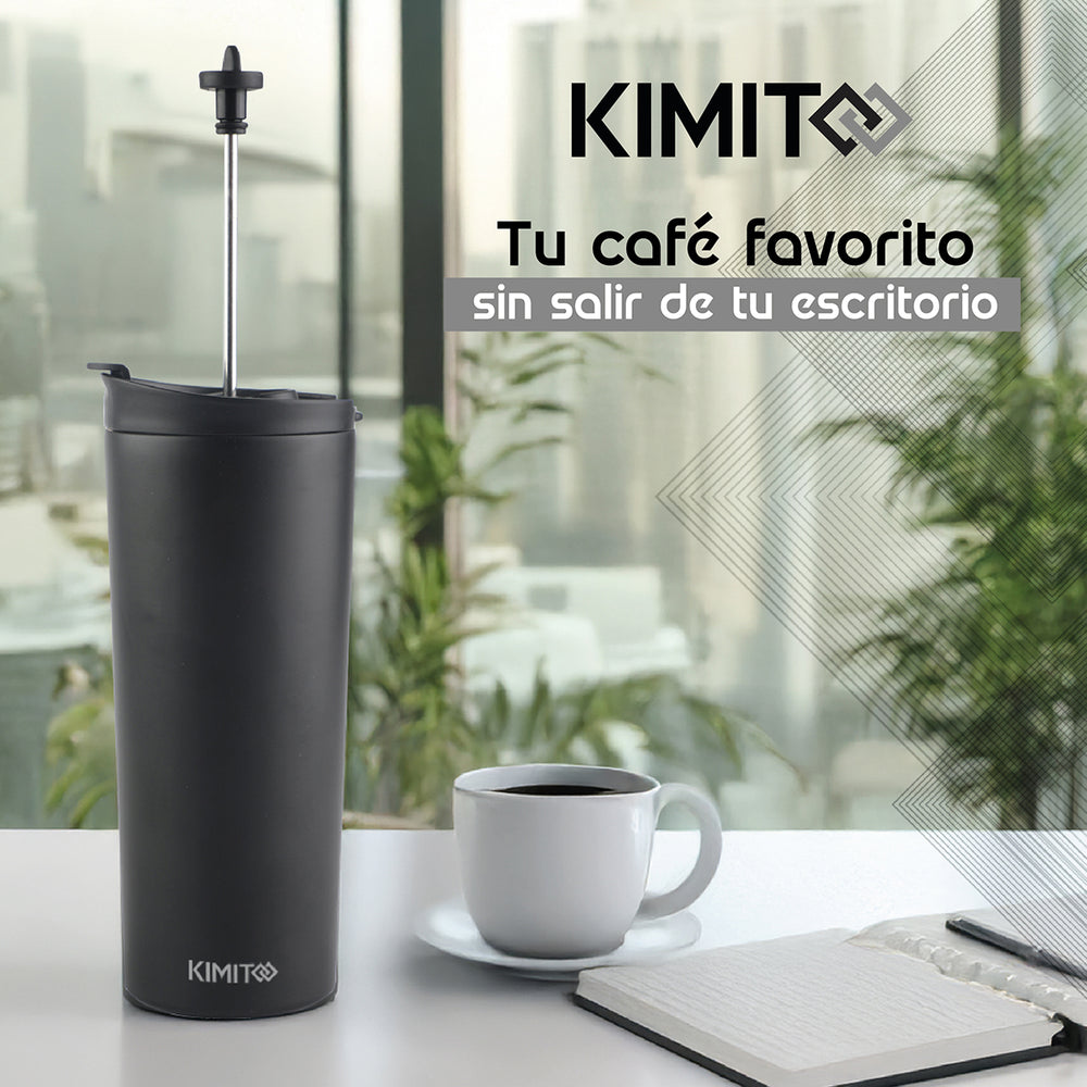 Prensa Francesa Portatil Kimito 500 Ml Cafetera travel