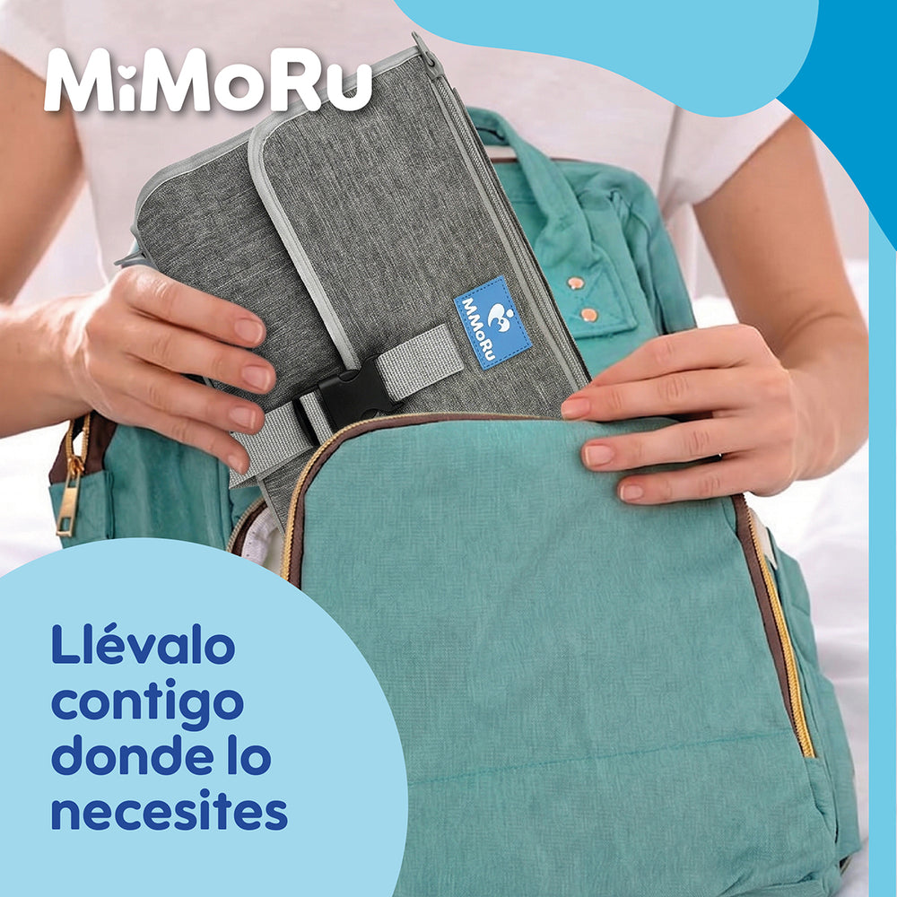 Mudador Portatil Bebe Impermeable Mimoru Cambiador Plegable