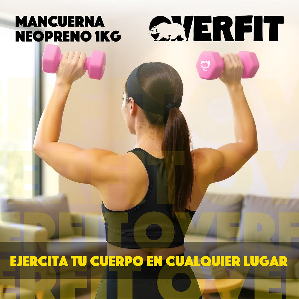 Kit mancuernas Overfit 1kg neopreno