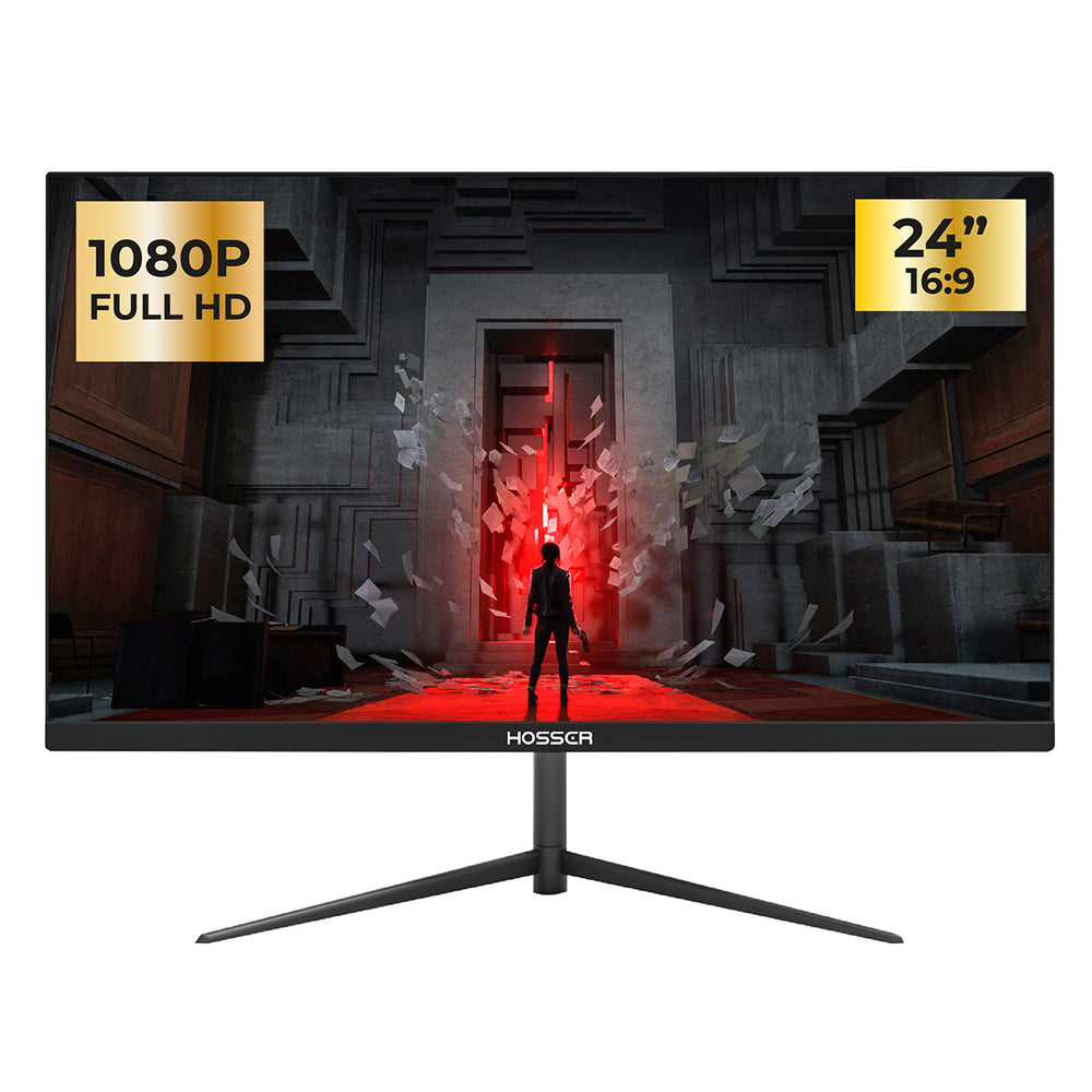 Monitor Notebook PC Plano 24 Pulgadas Hosser Full HD HDMI