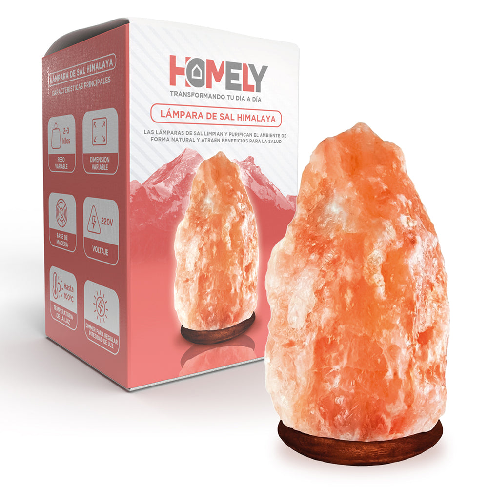 Lámpara de sal Himalaya Roca Intensidad Regulable Dormitorio