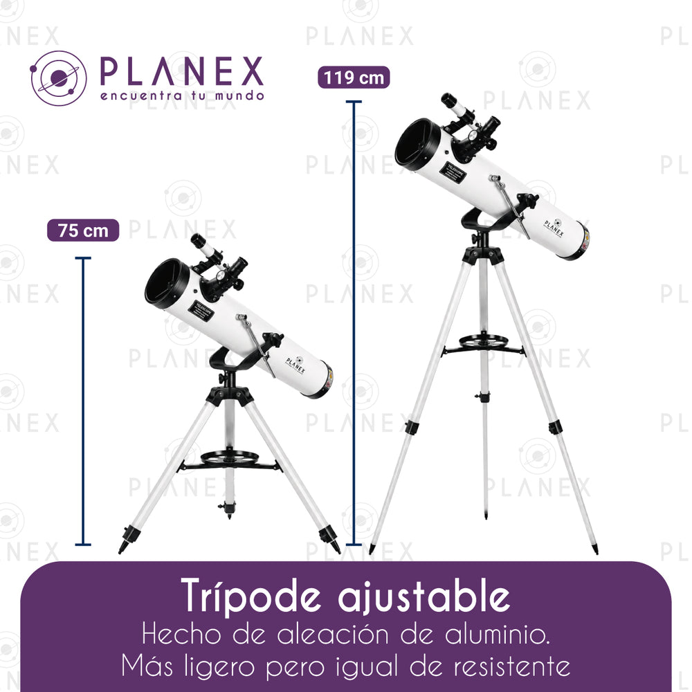 Telescopio Astronómico Newtoniano F70076 Planex + Soporte