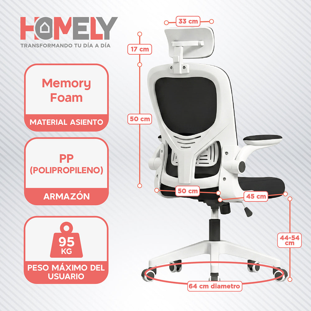 Silla Oficina Ergonómica Escritorio Ejecutiva Gerencial