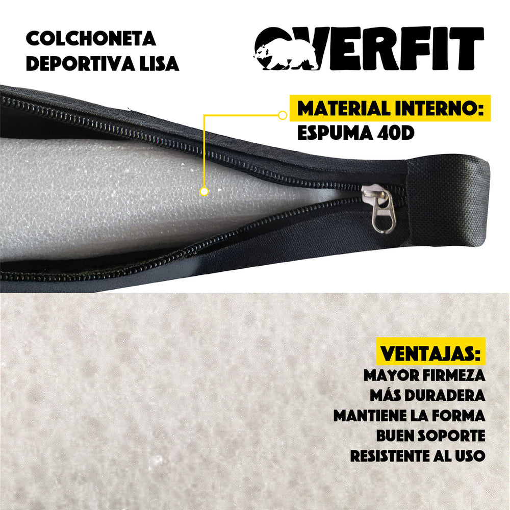 Colchoneta Deportiva Lisa Overfit 50mm Ejercicios Abdominal