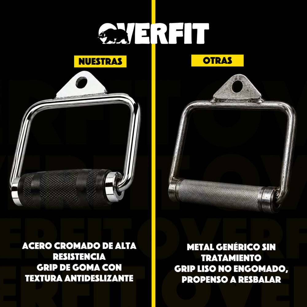 Agarre Unilateral Engomado Pro Overfit Entrenamiento Polea