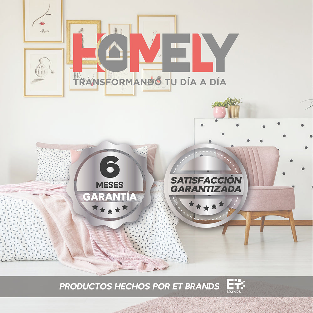 Juego de sabanas 2 Plazas Homely 100 GSM Suave 4 Piezas