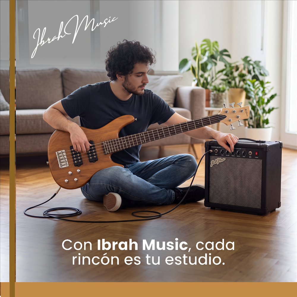 Amplificador de Bajo 30W Ibrah Music ATB-30 - pack