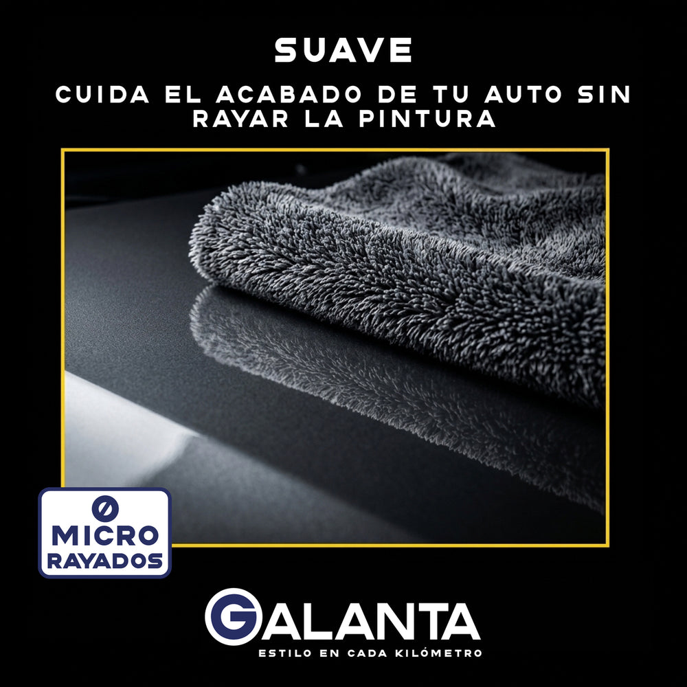 Paño De Microfibra Para Autos Galanta Toalla Secado 1200 GSM Limpieza Profesional Ultra Absorbente - Default Title