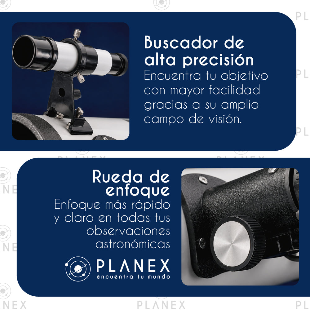Telescopio Astronómico Newtoniano F70076 Planex + Soporte