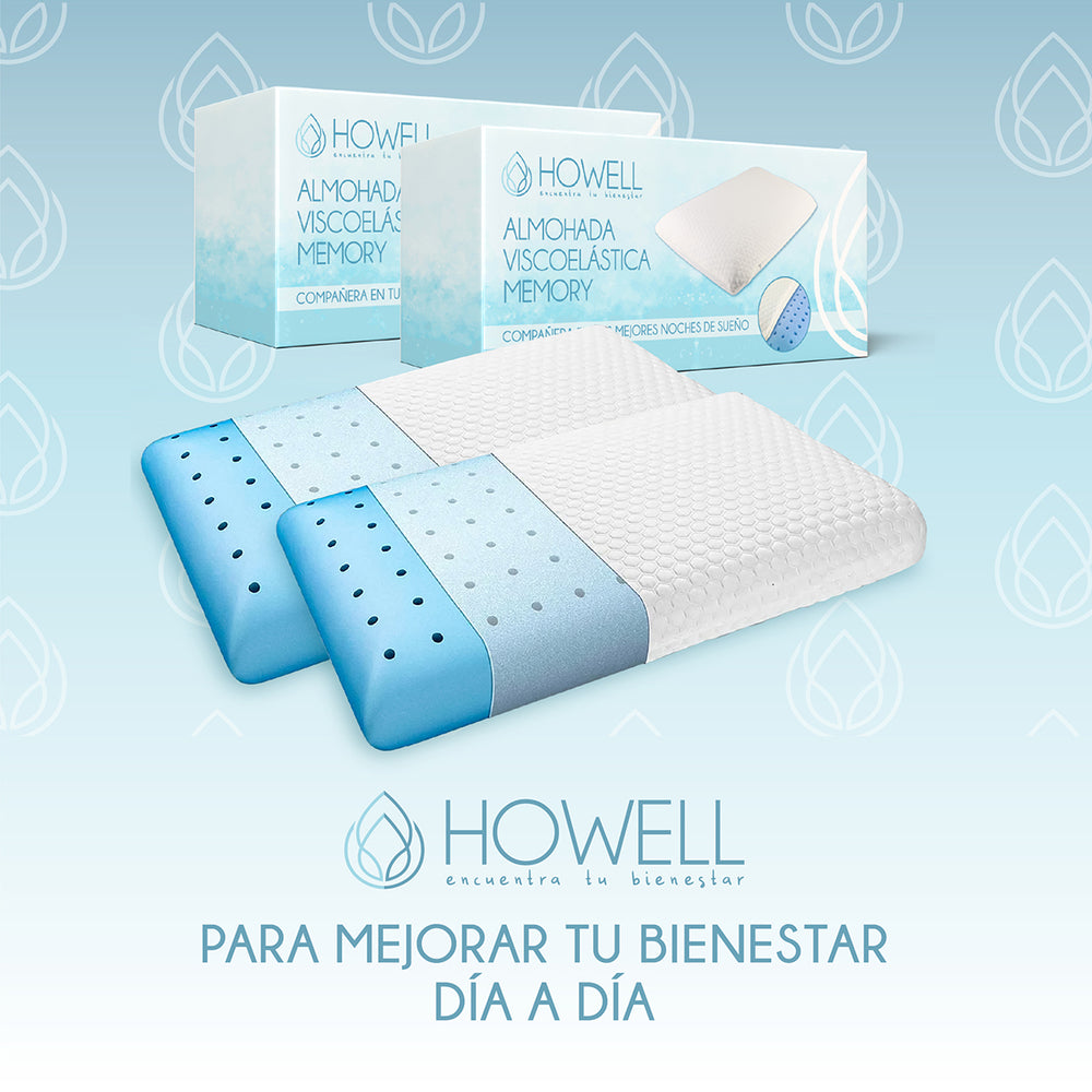 Almohada Cervical Aircell Visco Howell Ortopedica Bambu X2