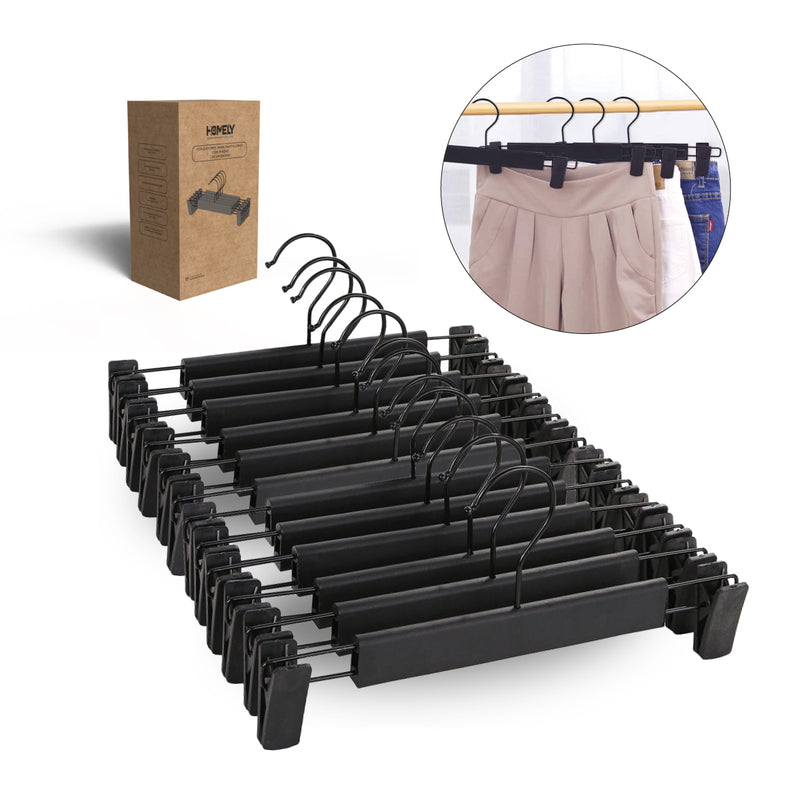 Colgadores Para Pantalon Homely Ganchos De Ropa Percha Colgador Con Pinzas Set 30 Unidades