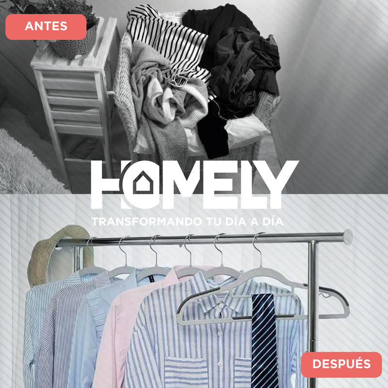 Colgadores Ganchos De Ropa Pantalon Antideslizantes Homely Perchas Colgador Set 30 Unidades