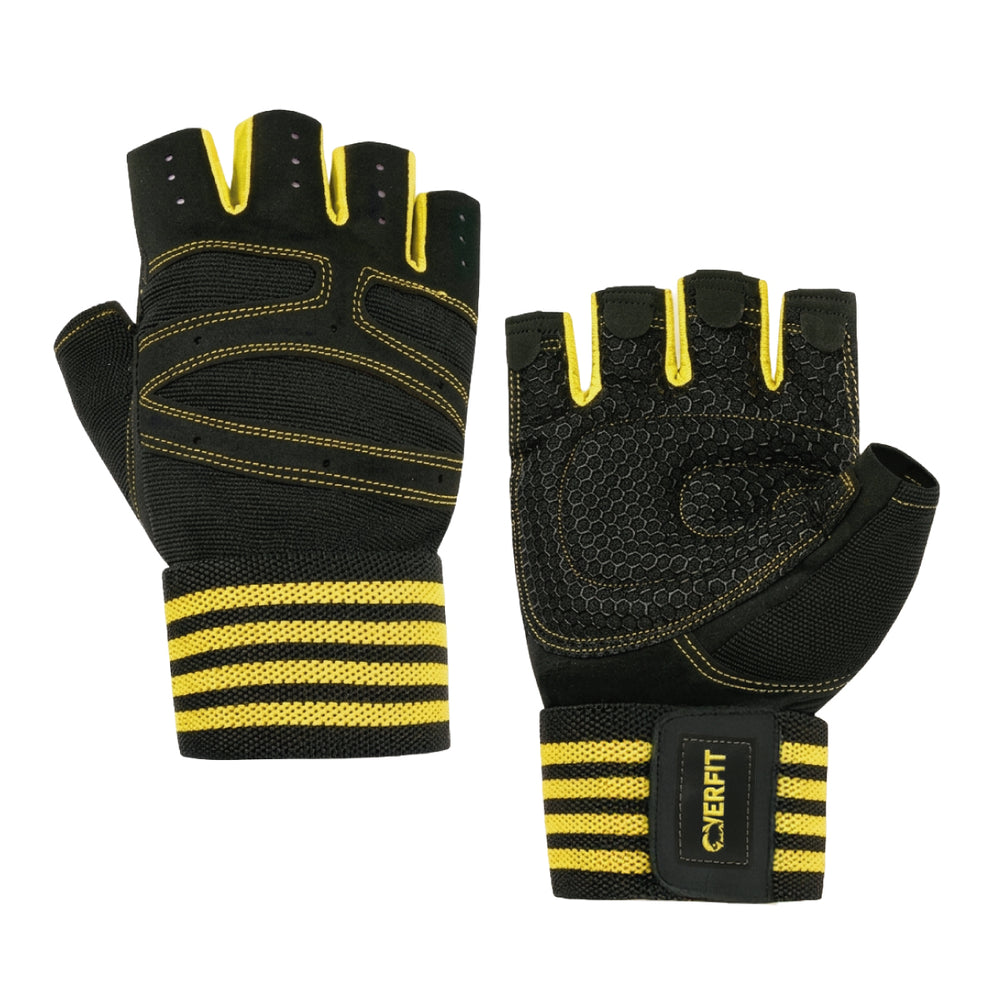 Guantes gym entrenamiento pesas talla L