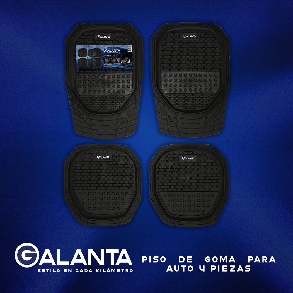 Alfombra de Goma para Auto y SUV (4 Piezas)