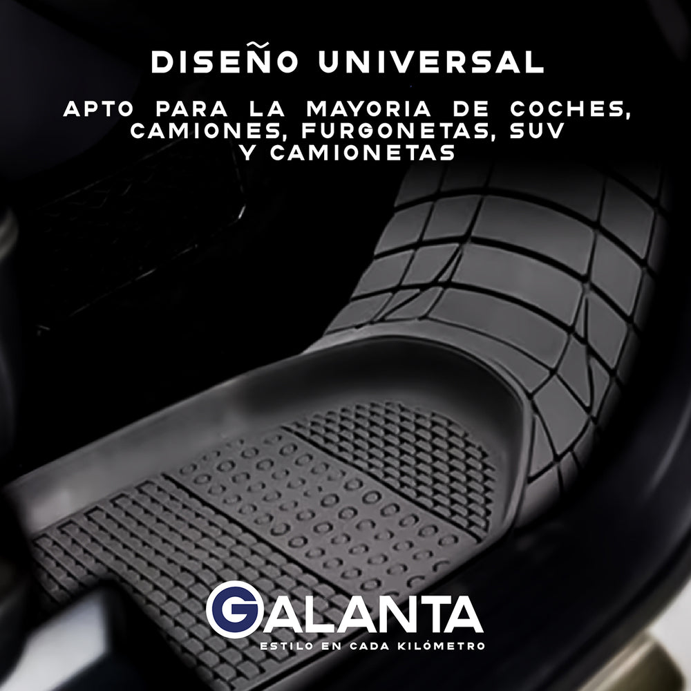 Alfombra de Goma para Auto y SUV (4 Piezas)