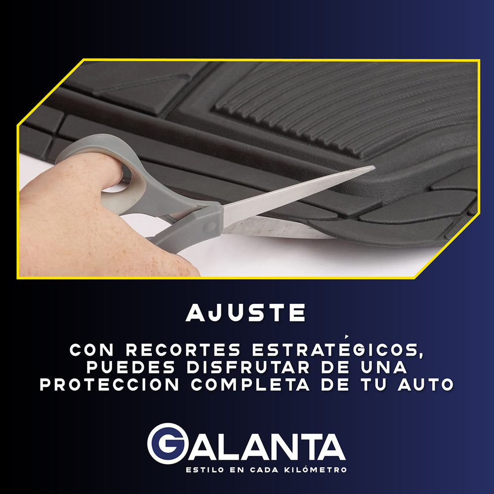 Alfombra de Goma para Auto y SUV (4 Piezas)
