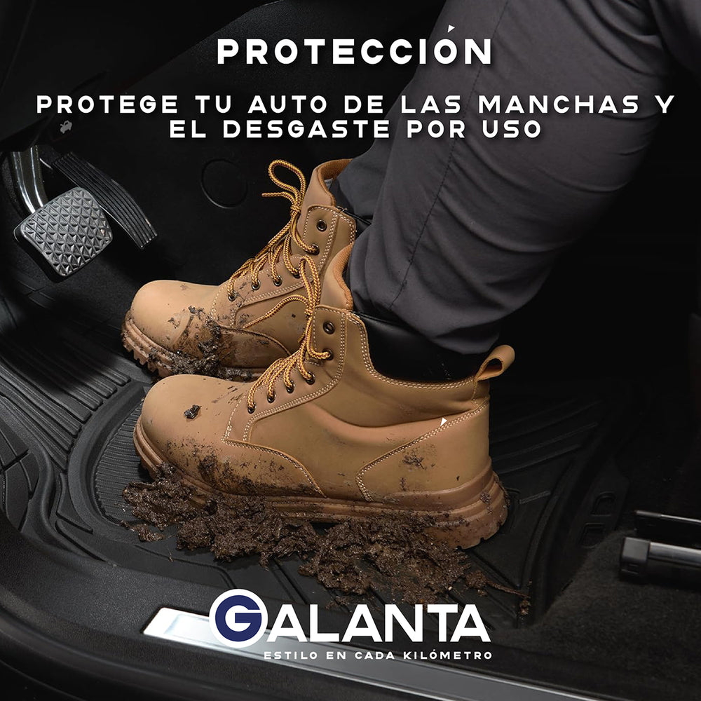 Alfombra de Goma para Auto y SUV (4 Piezas)