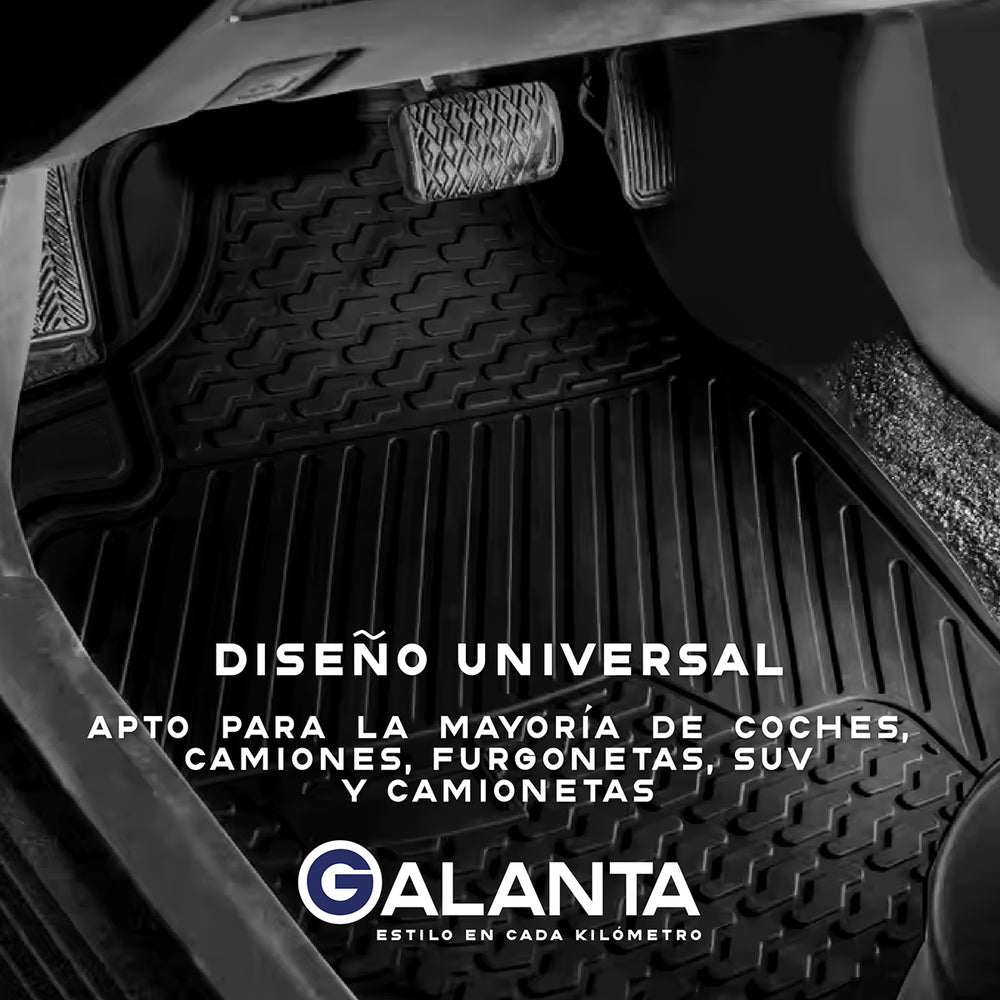 Piso de Goma para Auto/SUV (3 Piezas)