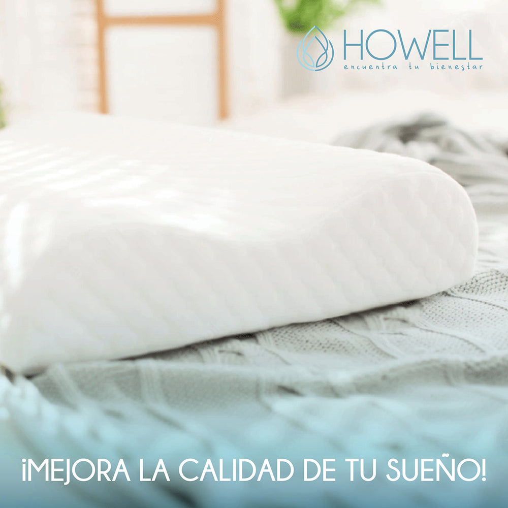Almohada Cervical Viscoelástica Flex Memoria Dormir Descanso