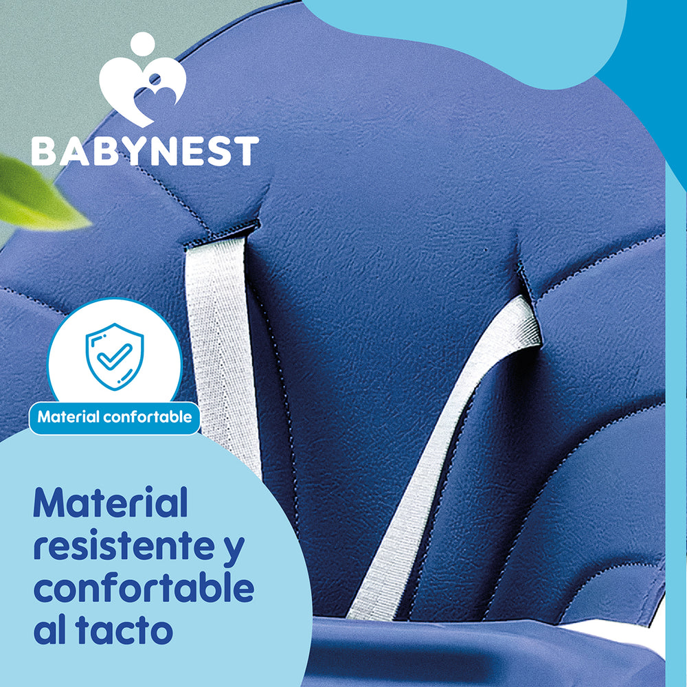 Silla Comer Bebe Portatil BabyNest Plegable Ruedas 2 en 1