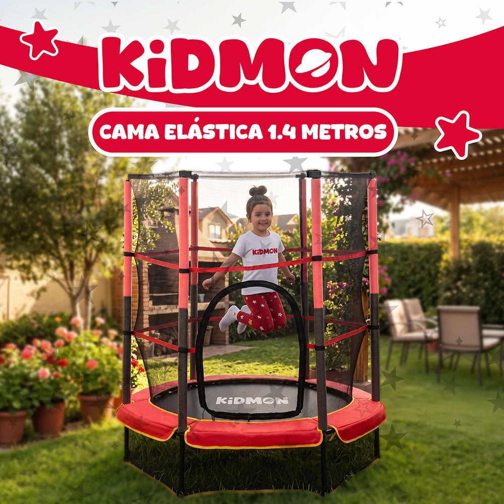Cama Elastica Para Ninos 1.4 Metros Kidmon Cama Saltarina