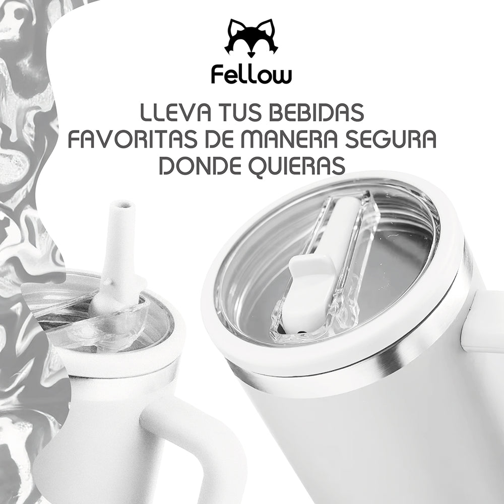Vaso Termico 1.2Lts Electra By Fellow Mug Tumblr + Bombilla