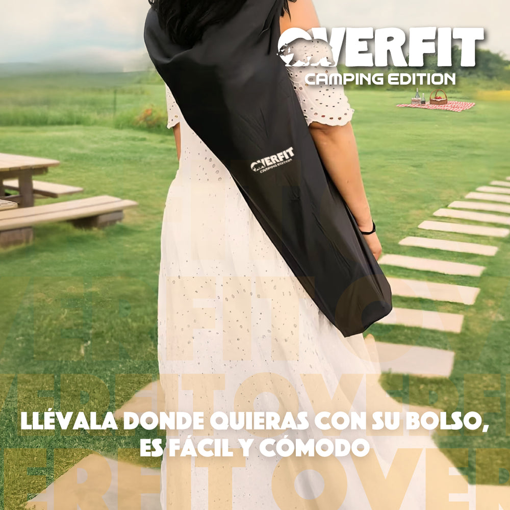 Silla Plegable Camping Overfit + Bolso Transporte Playa