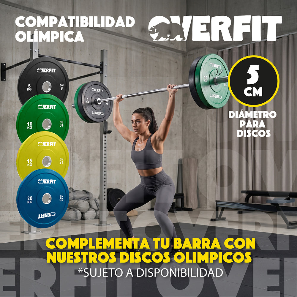 Barra Olimpica Overfit 16Kg - Vista 8