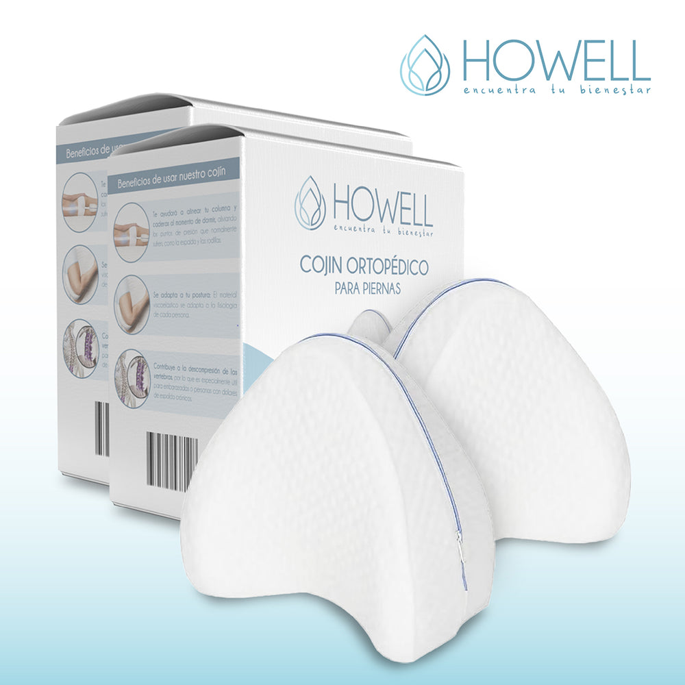 Pack X2 Almohada Memory Para Piernas Cojín Ortopédico Memory