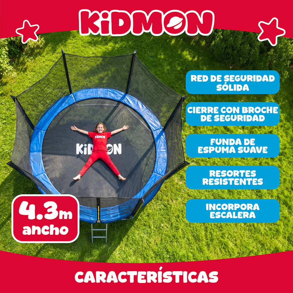 Cama Elastica Para Ninos 4.3 Metros Kidmon Cama Saltarina