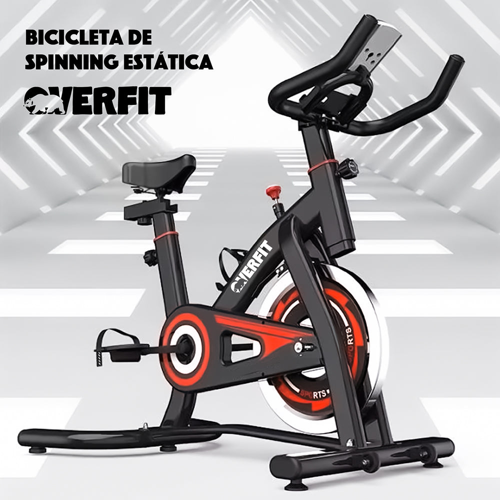 Bicicleta de Spinning Pro Overfit Estática Fitness Gym