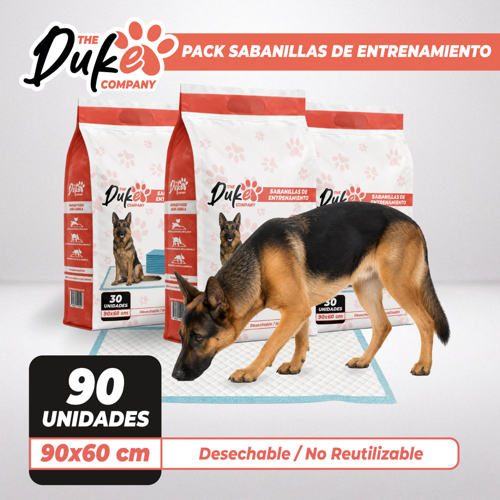 Sabanillas para perros Duke Training Pad 90x60 cm pack 90 unidades - vista 2