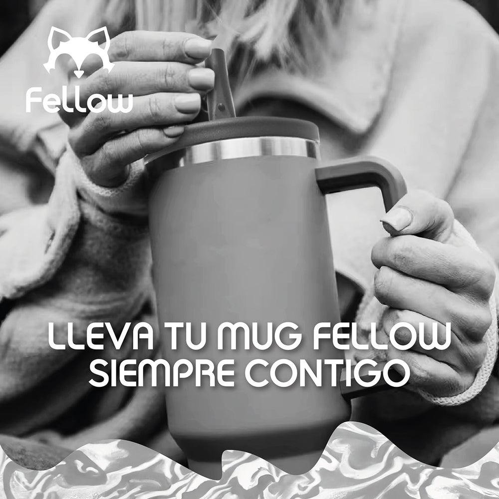 Vaso Termico 1.2Lts Electra By Fellow Mug Tumblr + Bombilla