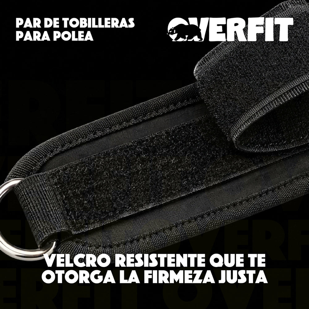 Tobilleras Para Polea Overfit - Vista 6