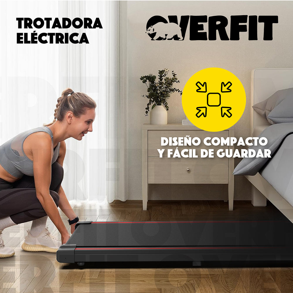 Trotadora 1.5 Hp Overfit Caminadora Electrica Plegable 8km/h