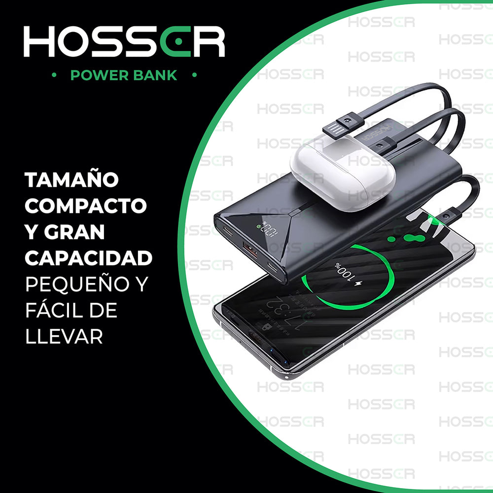 Power Bank 20000mah Hosser Cargador Portatil Celular Externo