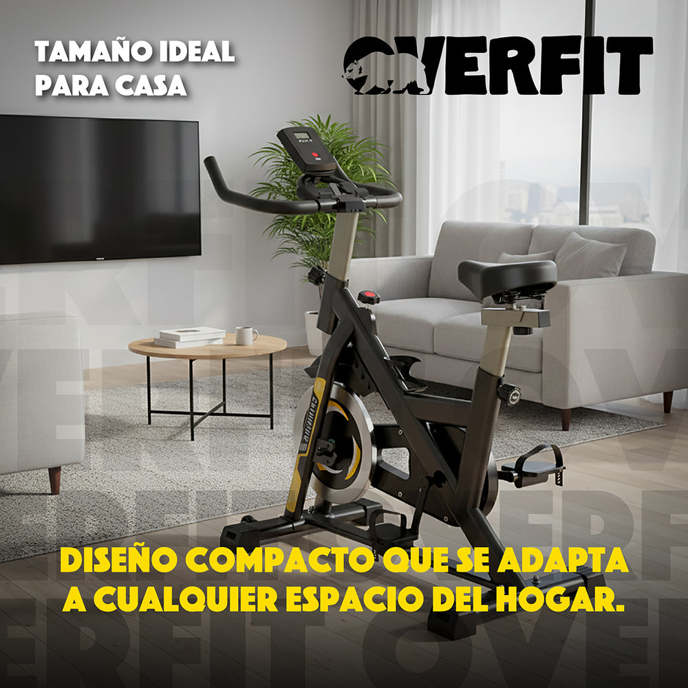 Bicicleta de Spinning Pro Overfit Estatica Fitness Gym 6 kg