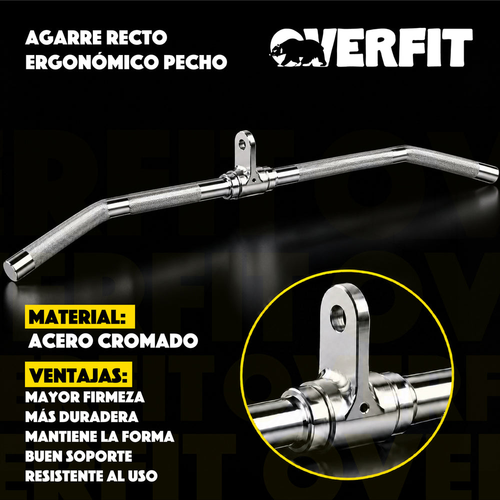 Agarre Tipo Remo Ergonomico Pro Overfit Entrenamiento Polea