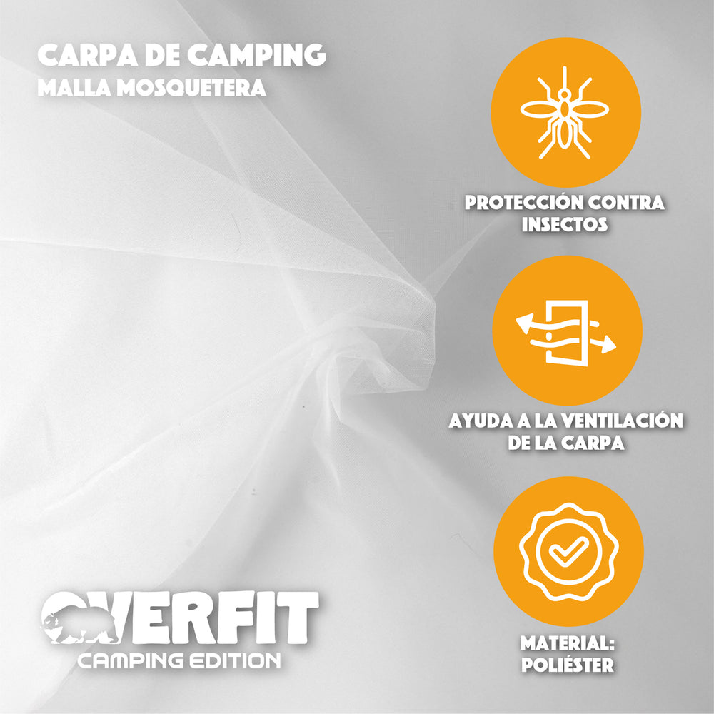 Carpa De Camping 6 Personas Overfit Impermeable 500mm