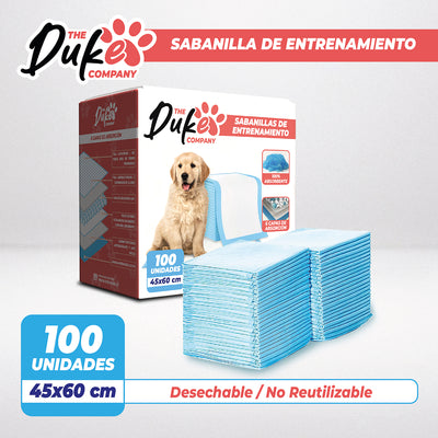 Sabanillas Para Perro 45x60 Duke 6 Capas Aromáticas 100u