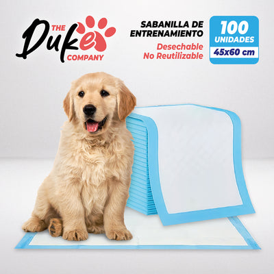 Sabanillas Para Perro 45x60 Duke 6 Capas Aromáticas 100u