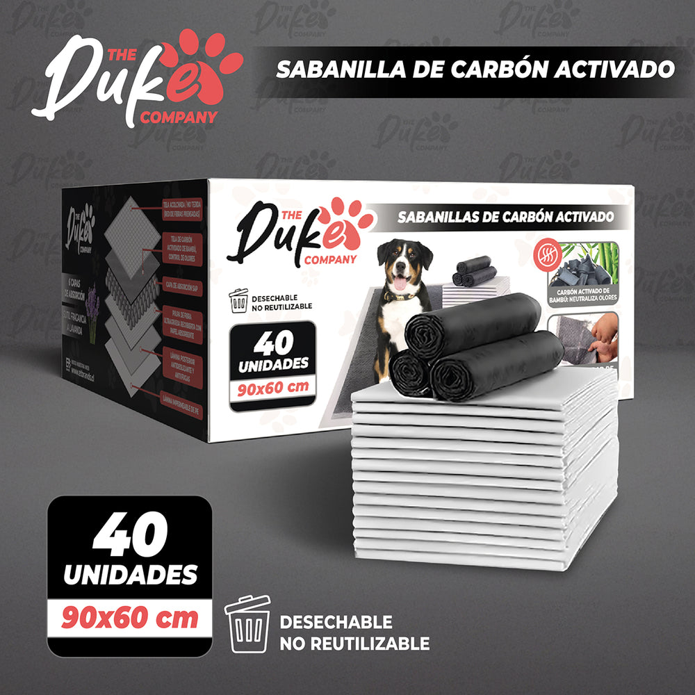 Sabanillas para Perro Carbón 60x90 cm (40U)