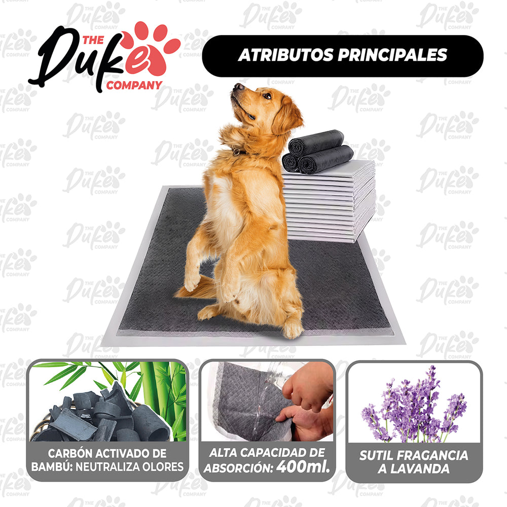 Sabanillas para Perro Carbón 60x90 cm (40U)