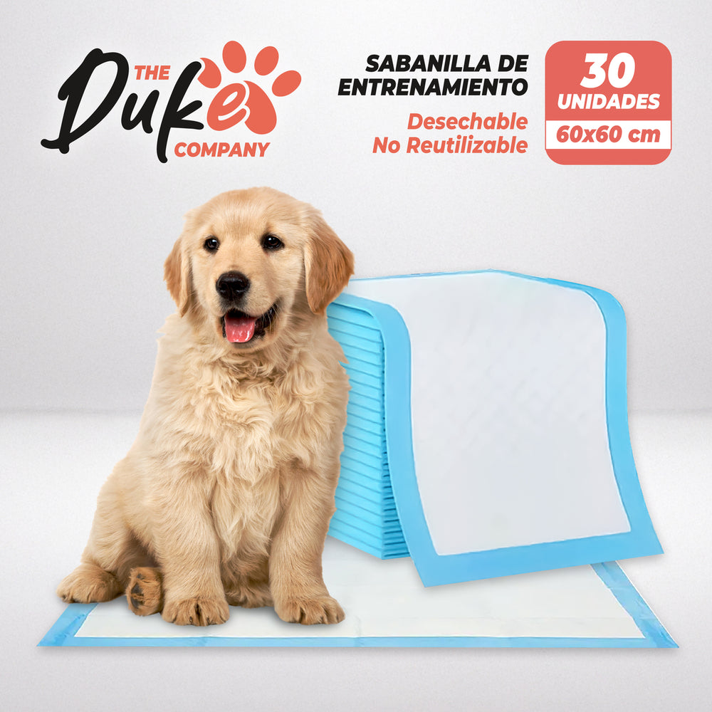 Sabanilla de entrenamiento Duke desechable no reutilizable 30 unidades 60x60