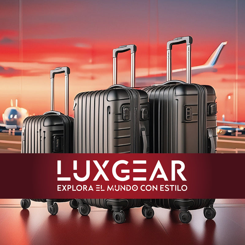 Maletas 10 15 23kg Luxgear Set x3 Maletas Viaje Antigolpes