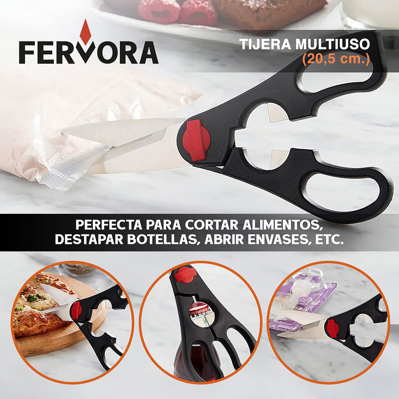Cuchillo Chef Profesional Fervora De Cocina Set 15 Pzs