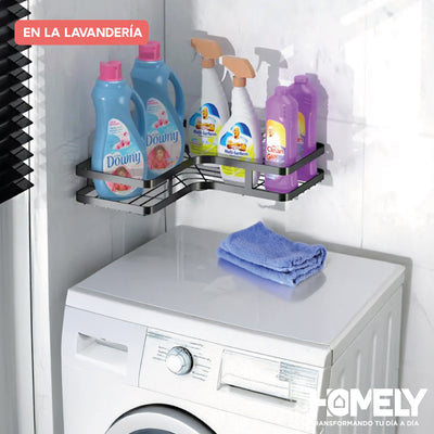 Organizador De Ducha Esquinero Homely Acero Inox Set X2