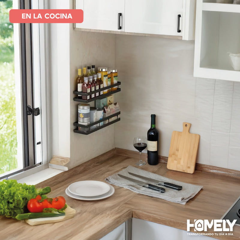 Organizador De Ducha Homely Repisa Estante Aluminio Set X2